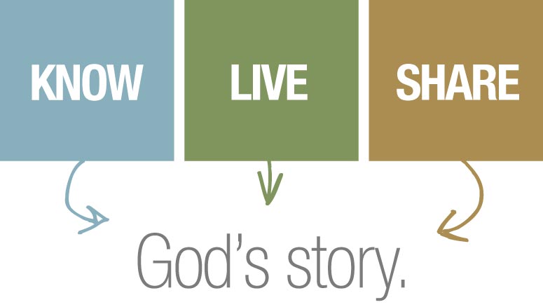 Know, Live, Share, God‘s Story.